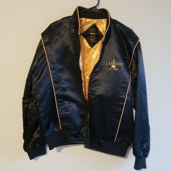Vintage Luxor Casino Bomber Satin Jacket Las Vegas - Picture 4 of 10